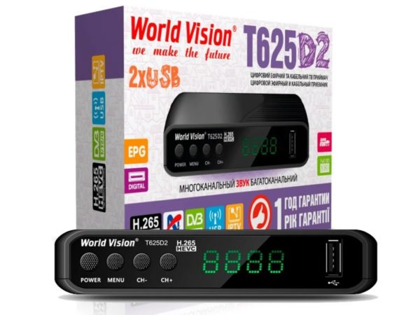 Ресивер World Vision T625 D2