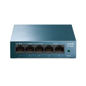 TP-LINK LS105G 5-портовый настольный коммутатор (неуправляемый)