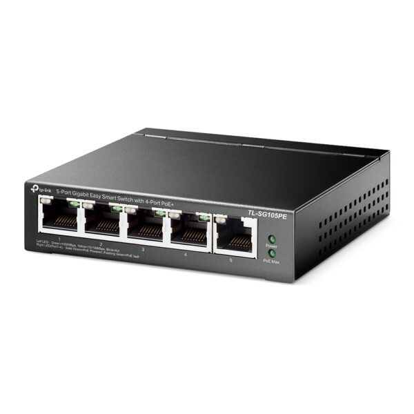 TP-LINK TL-SG105PE 5-портовый коммутатор (управляемый) — изображение 2