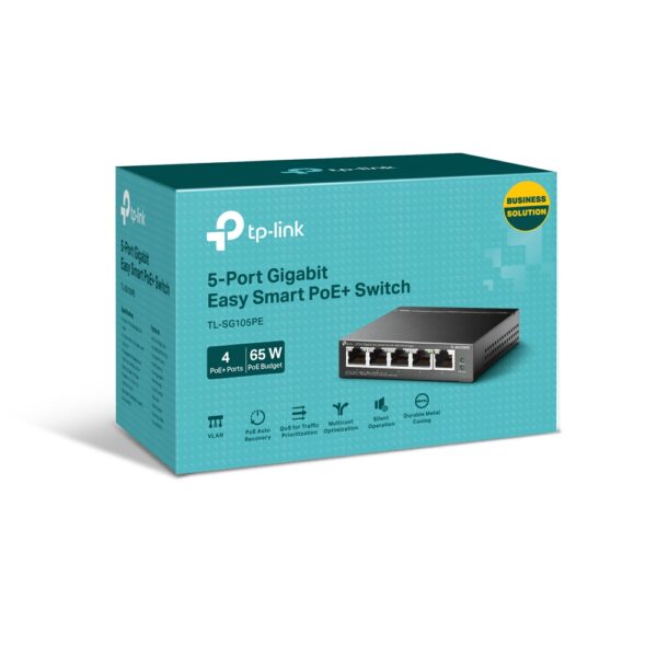 TP-LINK TL-SG105PE 5-портовый коммутатор (управляемый) — изображение 4