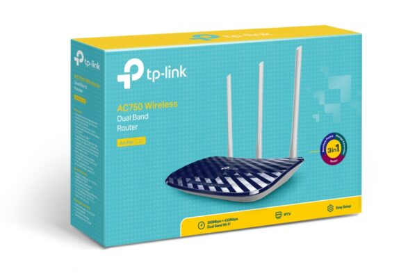 Wi-Fi роутер TP-LINK Archer C20 (RU), AC750 — изображение 5